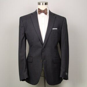 44L JOS A BANK Executive Men's Blazer‎ Traditional Fit Check SportCoat E111562